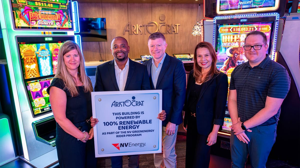 Aristocrat Advances to 100% Renewable Energy in Southern Nevada
